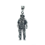 316L Stainless Steel Astronaut Necklace Pendant Men Women Space Gift