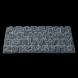 Large Alphabet & Numbers Silicone Mould Resin Epoxy DIY Craft Jewelry Tools
