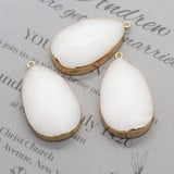 Natural Semi-precious Stone Crystal Pendant for Jewelry Making