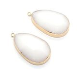 Natural Semi-precious Stone Crystal Pendant for Jewelry Making