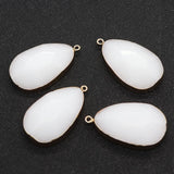 Natural Semi-precious Stone Crystal Pendant for Jewelry Making