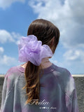 Oversized Organza Hair Ring Head Rope Elastic Hair Rope