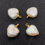Freshwater Heart-shaped Pearl Necklace Pendant DIY Jewelry Charm