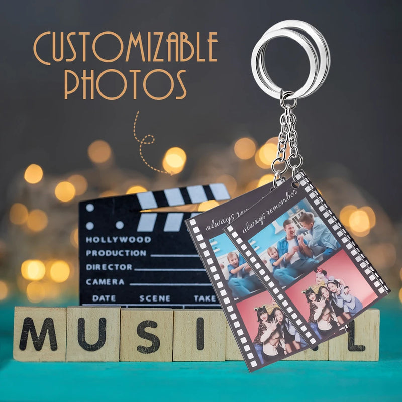 Custom Photo Acrylic Keychain Personalized Gift