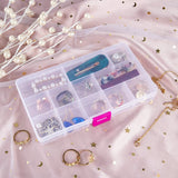 Plastic Storage Box 10/15/24 Grids Dividers Transparent Tool Organize