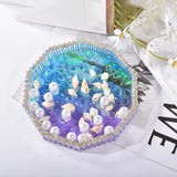 Striped Dewdrop Tray Silicone Mold DIY Epoxy Resin Jewelry Storage Plate