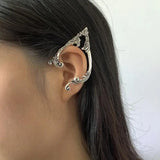 Punk Fairy Ear Cuff Earring Dark Elf Ear Clip Angel Wings Earrings