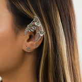 Punk Fairy Ear Cuff Earring Dark Elf Ear Clip Angel Wings Earrings
