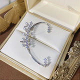 Punk Hip Hop Metal Ear Cuff Rhinestone Wings No Pierced Ear Clip