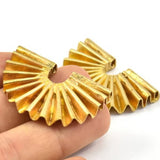 1pc Raw Brass Pendants Findings Charms 40x26x4.5x0.6mm U085