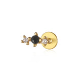 925 Silver Cartilage Ear Studs 18k Plated Mini Piercing Lip Body Jewelry