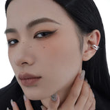 925 Silver Geometric Twisted Ear Cuffs No Piercing Earrings