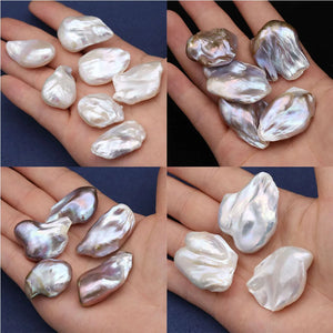 1pc Baroque Pearl Natural Freshwater 25-30mm Beads for Jewelry Making