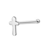 925 Sterling Silver Cross Nose Rings Wedding Jewelry