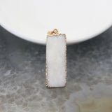 1pc Natural Agates Geode Druzy Quartz Pendants, DIY Earring Necklace Making