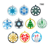 Christmas Pendant Silicone Mold DIY Keychain Epoxy Mold