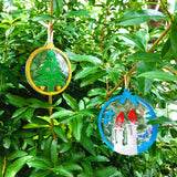 Christmas Pendant Silicone Mold DIY Keychain Epoxy Mold