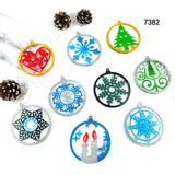 Christmas Pendant Silicone Mold DIY Keychain Epoxy Mold