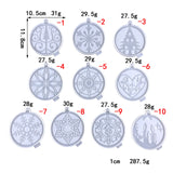 Christmas Pendant Silicone Mold DIY Keychain Epoxy Mold