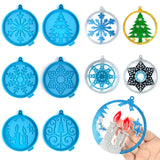 Christmas Pendant Silicone Mold DIY Keychain Epoxy Mold