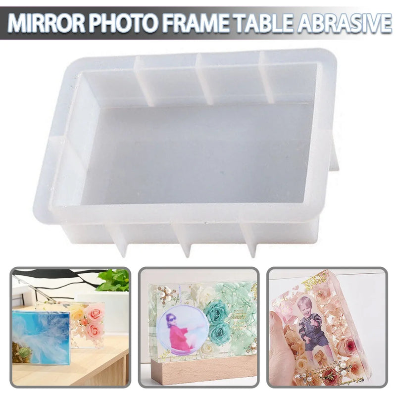 Silicone Picture Frame Mold Resin Epoxy Flower Preservation Casting Mould