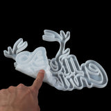Silicone Christmas Ornament Mold Merry Christmas Epoxy DIY Craft Decor