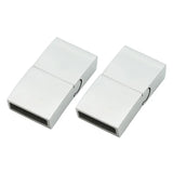 Silver Stainless Steel 12.5*3.5 MM Magnetic Clasps for Jewelry Making
