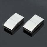 Silver Stainless Steel 12.5*3.5 MM Magnetic Clasps for Jewelry Making