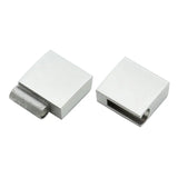 Silver Stainless Steel 12.5*3.5 MM Magnetic Clasps for Jewelry Making