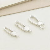 925 Sterling Silver Lobster Clasps Hooks for DIY Jewelry Making