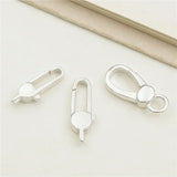 925 Sterling Silver Lobster Clasps Hooks for DIY Jewelry Making