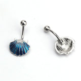 Colorful Crystal Gem Octopus Belly Bar Navel Piercing