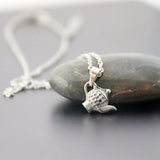 Strange Thing DIY Teapot Stainless Steel Punk Necklace