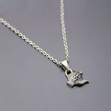 Strange Thing DIY Teapot Stainless Steel Punk Necklace