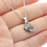 Strange Thing DIY Teapot Stainless Steel Punk Necklace