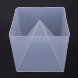 Pyramid Silicone Mould Resin Jewelry Crystal Mold with Frame