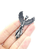 Eagle Wings Pendant Stainless Steel Biker Pendant