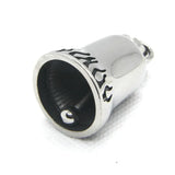 Spade Bell Pendant Stainless Steel Jewelry Heart Bell Pendant