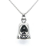 Spade Bell Pendant Stainless Steel Jewelry Heart Bell Pendant