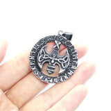 Round Band Party Pendant Stainless Steel Jewelry