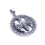 Round Band Party Pendant Stainless Steel Jewelry