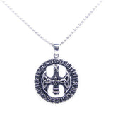 Round Band Party Pendant Stainless Steel Jewelry