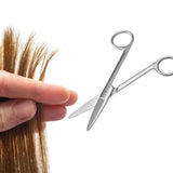 Surgical Steel Makeup Scissors Eyebrow Nose Hair Straight Curved Tip