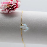 Synthetic Fire Opal Cactus Pendant with 925 Bracelet for Women