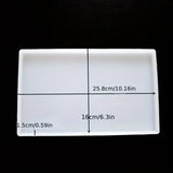 Large Size Rectangular Square Epoxy Resin Tray Mold
