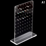 Acrylic 72 Holes Earring Jewelry Display Board Stand