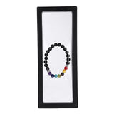 1pc Transparent Jewelry Display Frame Holder TPU Membrane Packaging Box
