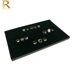 Velvet Earring Jewelry Holder Soft Sponge Organizer Store Counter Jewelry Pad