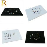 Velvet Earring Jewelry Holder Soft Sponge Organizer Store Counter Jewelry Pad