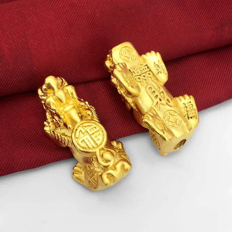 Vietnam Shakin Charms Lucky Women Jewelry Making Pixiu Loose Beads